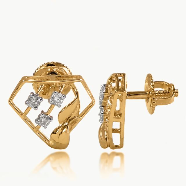Eterna Curve Diamond studs