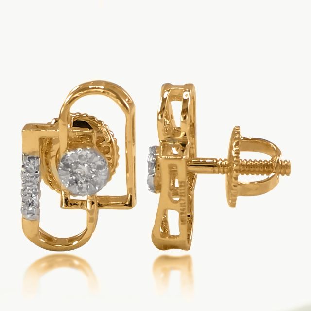 Infinity Links Diamond Studs