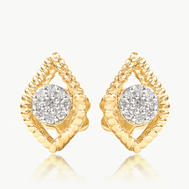 Donna's Delicate Diamond Studs