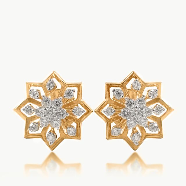 Frozen Bloom Diamond studs