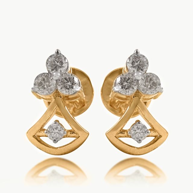 Trillia Bloom Diamond Studs