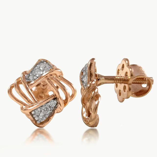 Stud Diamond Earrings