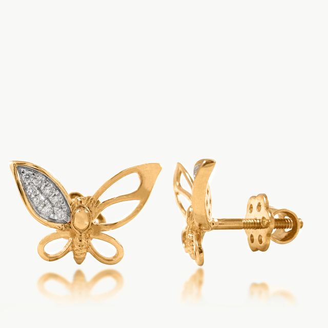 Velvette diamond earring