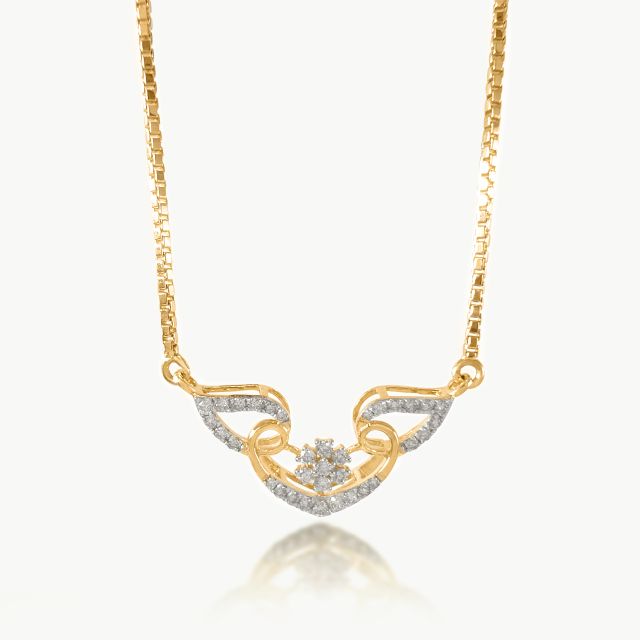 Hearty Design Diamond mangalsutra