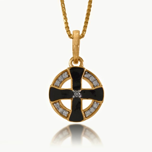 Celestia Cross Diamond Pendant
