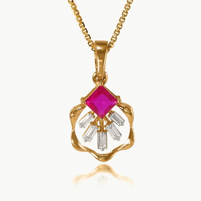 Rosetta Luxe Diamond Pendant