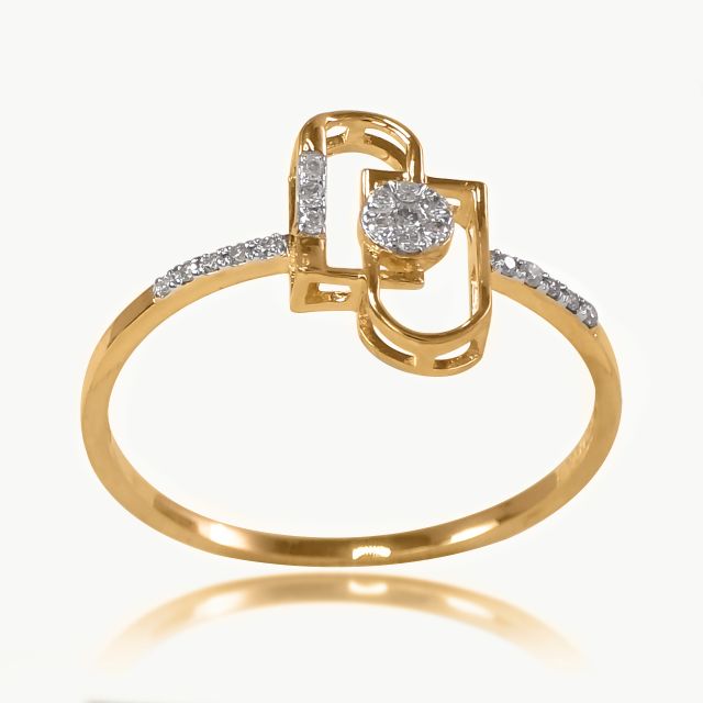 Infinity Link Diamond Ring