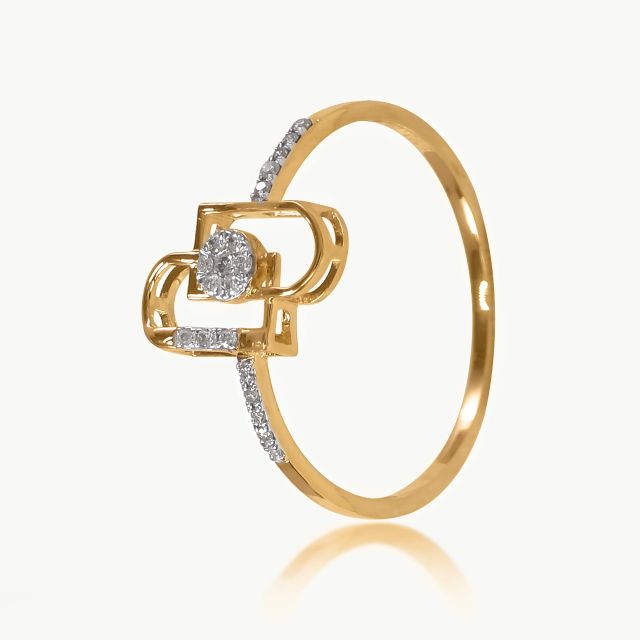 Infinity Link Diamond Ring
