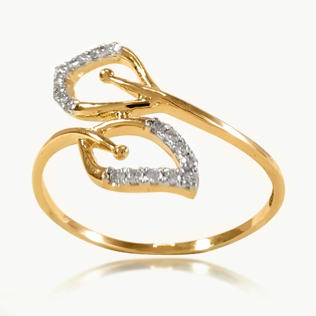 Leaflet Design Ring For Her