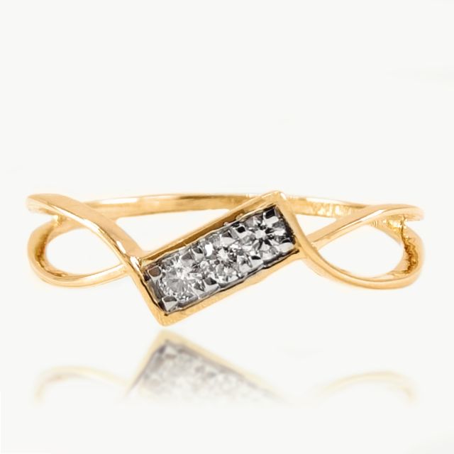 Sinead Thin Wire Design Diamond Ring For Her