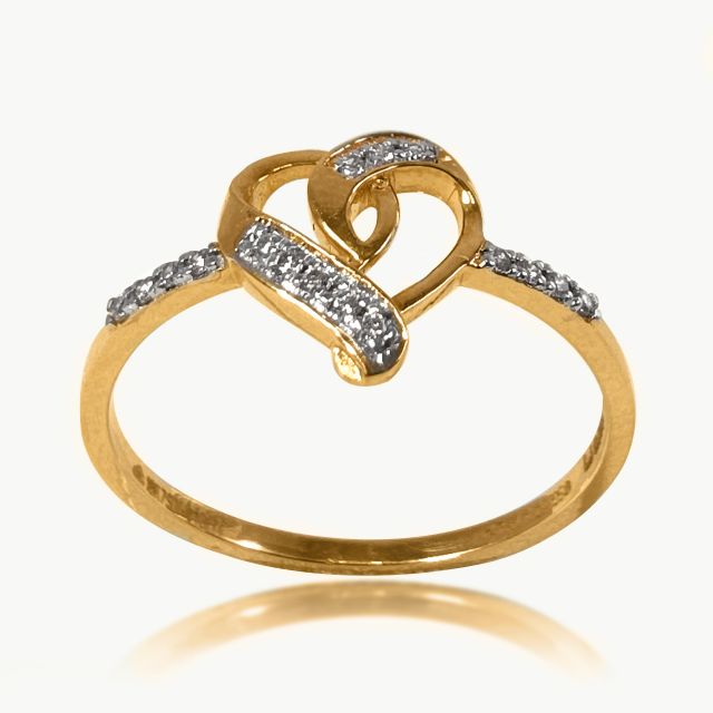 Saraj Heart Design Diamond Ring