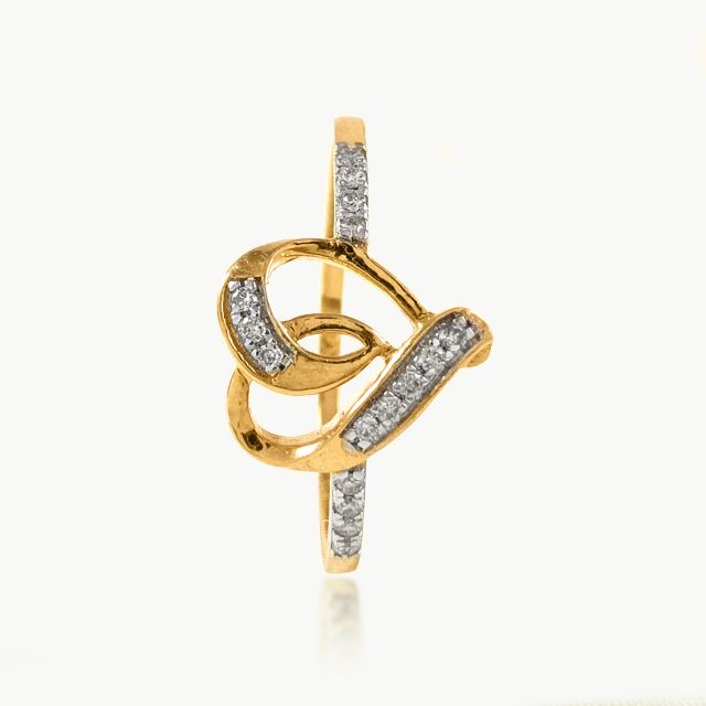 Saraj Heart Design Diamond Ring