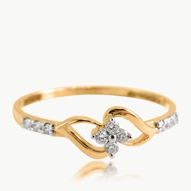Sarvin Twisted love Diamond Ring For Her