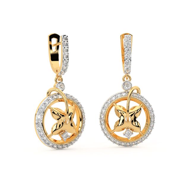 The Jade Diamond Earrings