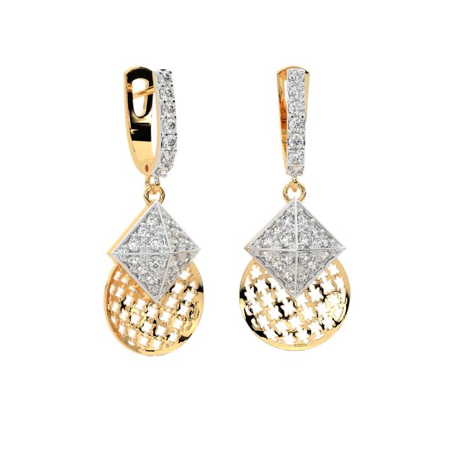 Trudel Round Diamond Earrings
