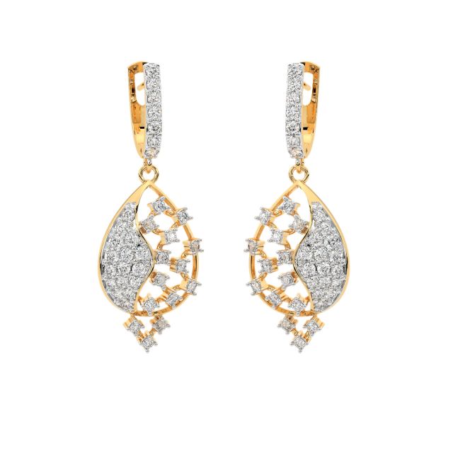 Franz Round Diamond Earrings