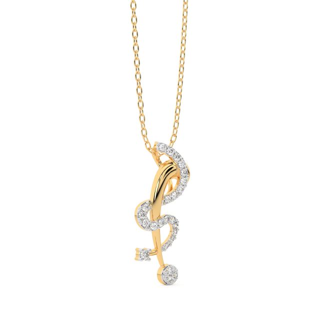 Greer Round Diamond Pendant