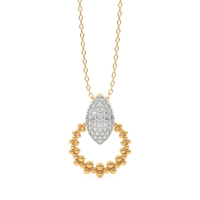 Zoey Round Diamond Pendant