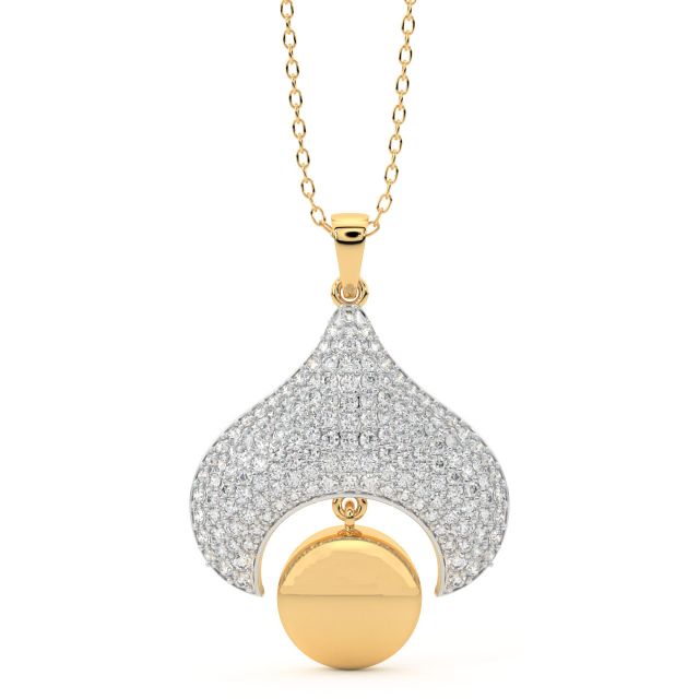 Aria Diamond Office Wear Pendant