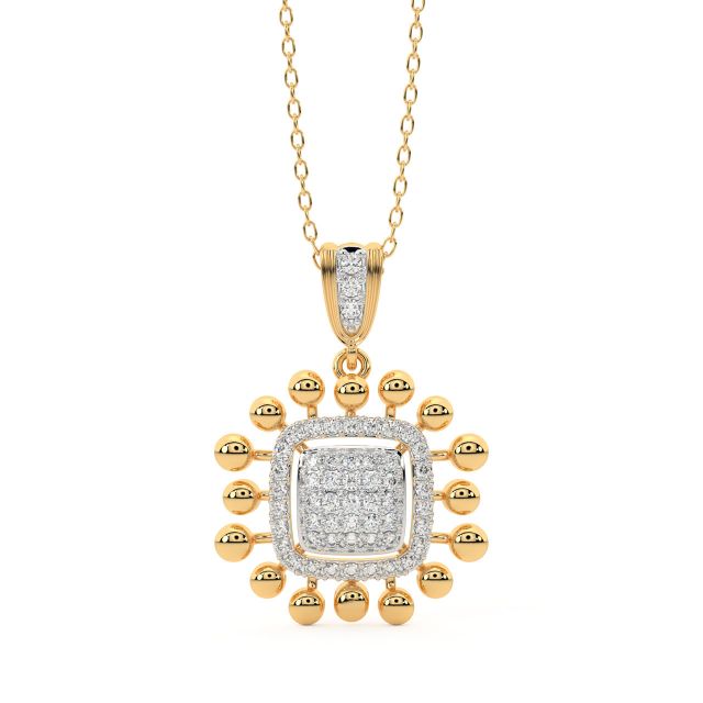 Aitana Round Diamond Pendant