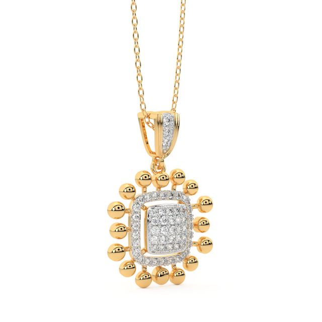 Aitana Round Diamond Pendant