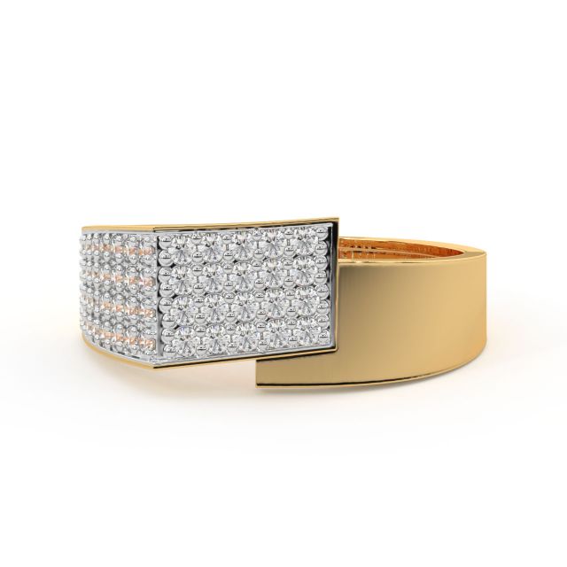 Eliora Round Diamond Ring For Men