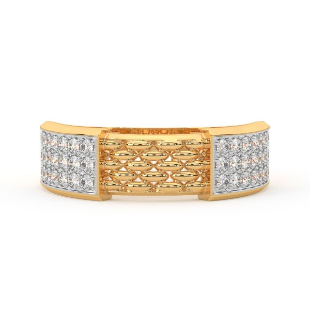 Elen Round Diamond Ring For Men
