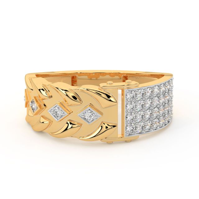 Lauren Round Diamond Ring For Him