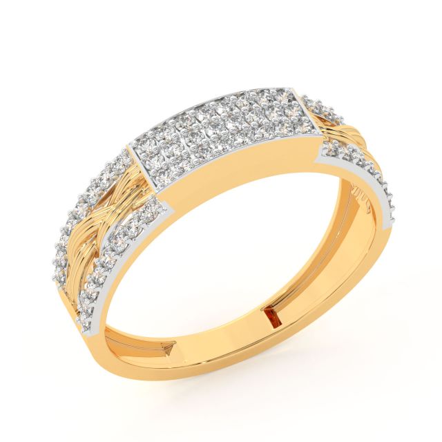 Daja Round Diamond Ring For Men