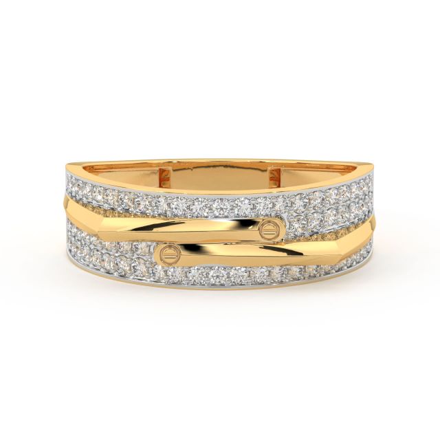 Elen Round Diamond Ring For Him