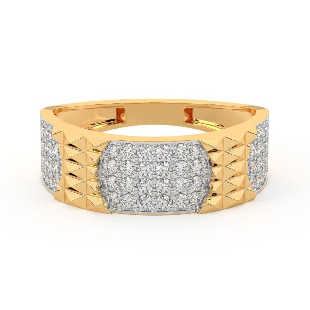 Lali Round Diamond Ring For Him