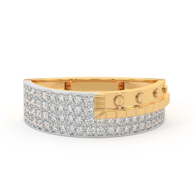 Ellora Round Diamond Ring For Men