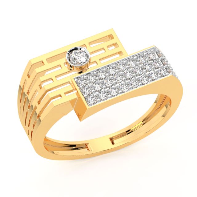 Doncan Round Diamond Ring For Men