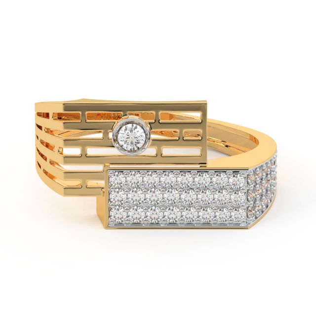 Doncan Round Diamond Ring For Men