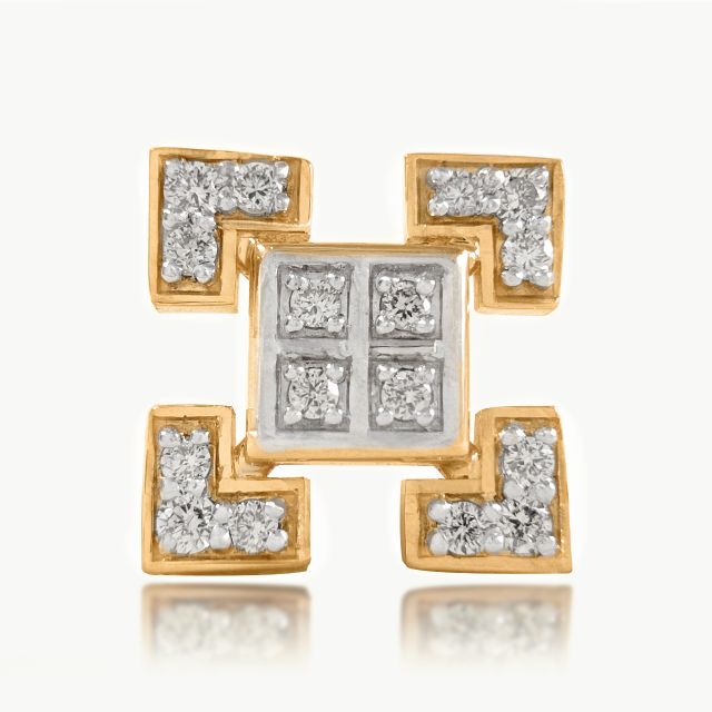 Qudraglint Diamond Men's Studs