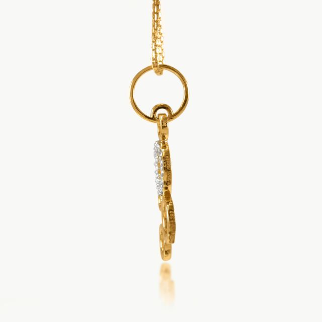Circles Design Diamond Pendant