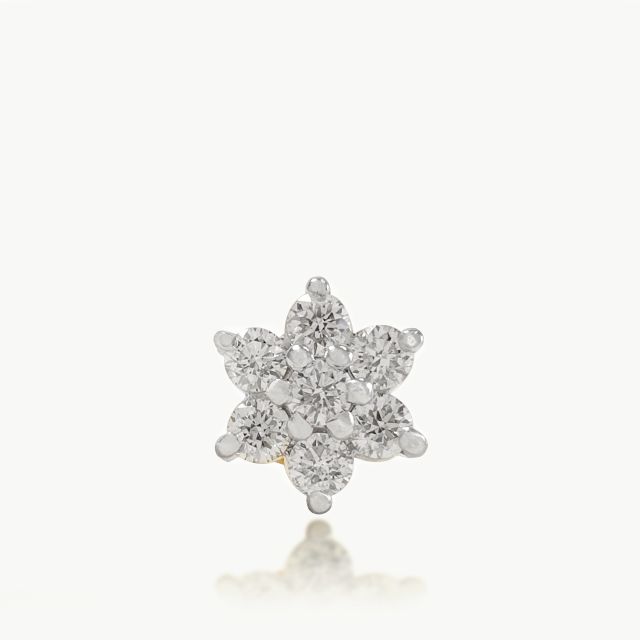 FLORA'S DIAMOND NOSE PIN