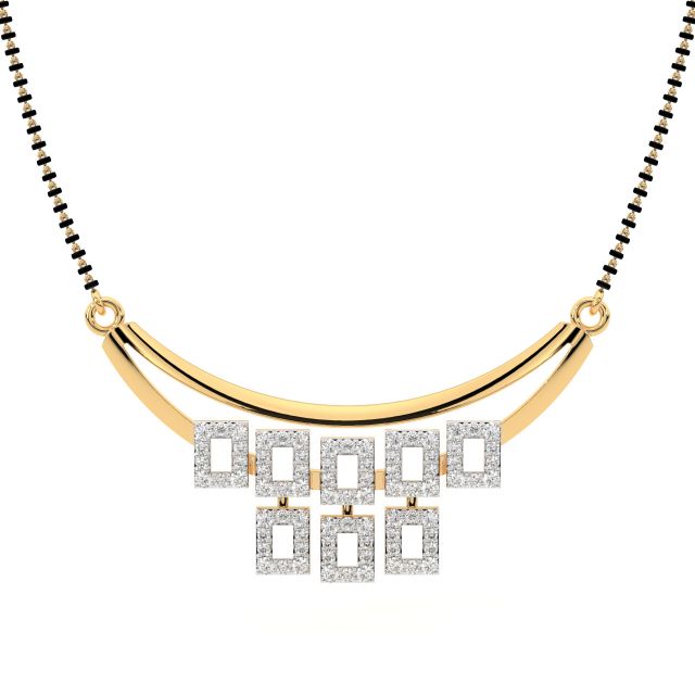 Golden Mangalsutra Design For Ladies