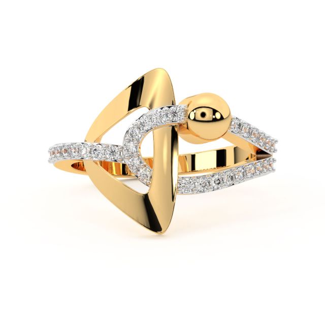 Slavin Round Diamond Engagement Ring