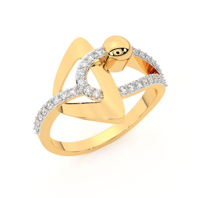 Slavin Round Diamond Engagement Ring