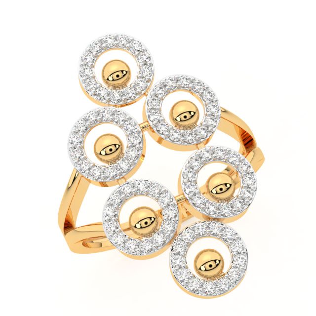 Elvan Round Diamond Engagement Ring