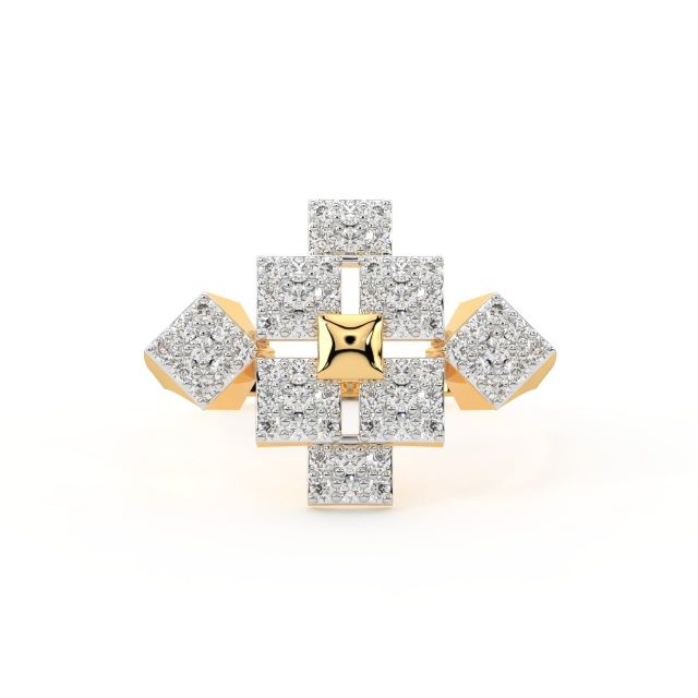 Berit Round Diamond Engagement Ring