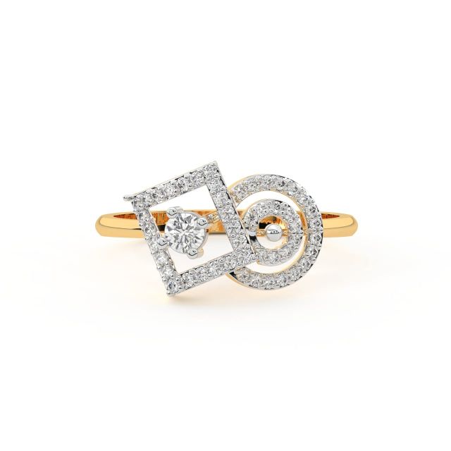 Adara Round Diamond Engagement Ring