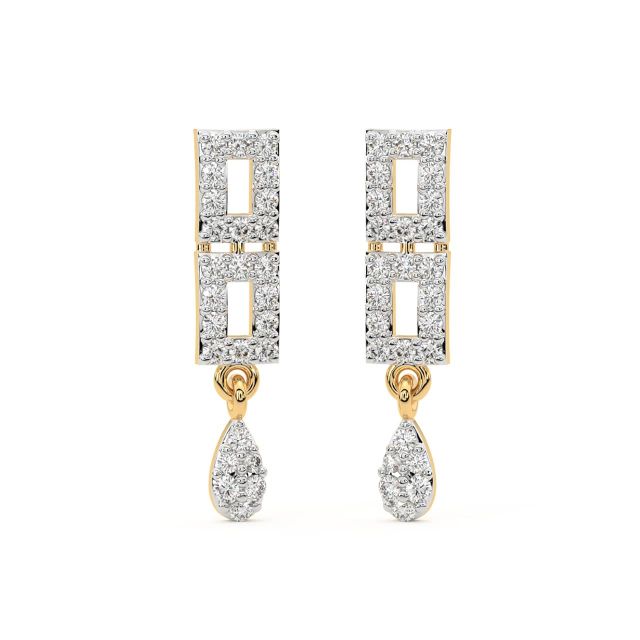 Denita Round Diamond Earrings