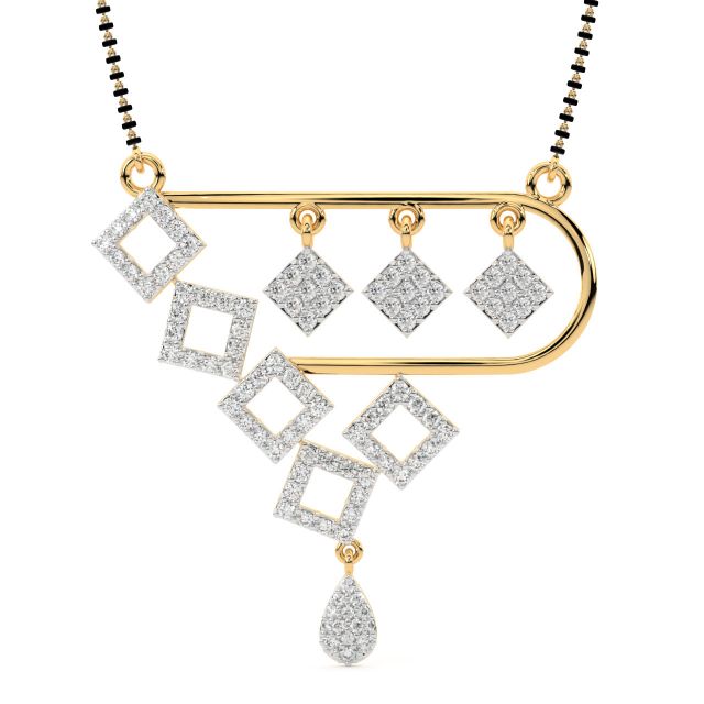 New Diamond Mangalsutra Design