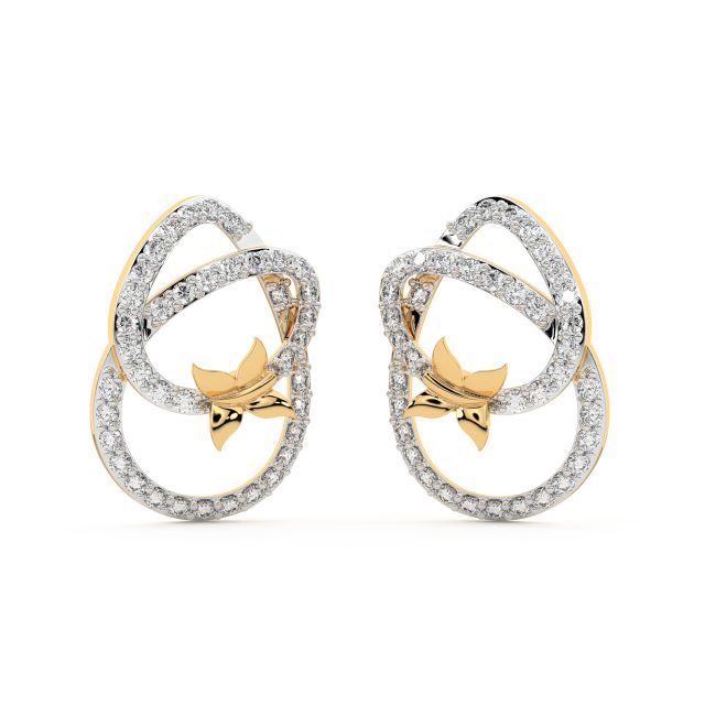 Rio Round Diamond Stud Earrings
