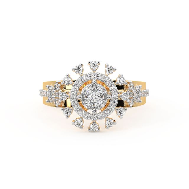 Sinai Round Diamond Engagement Ring
