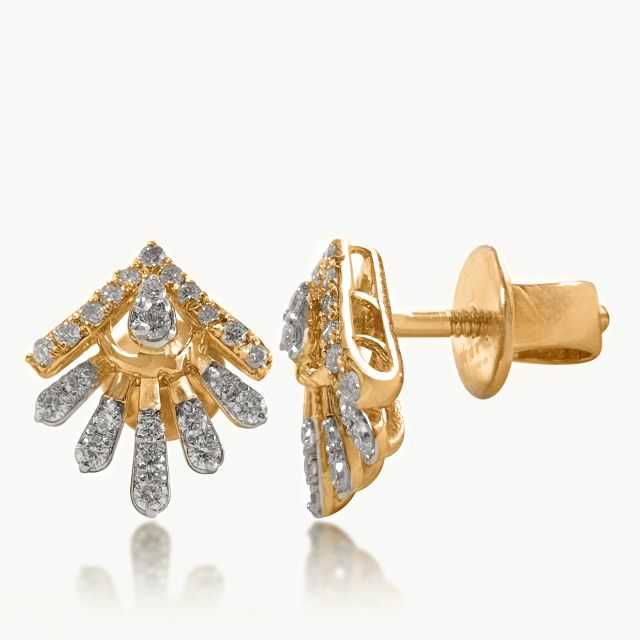 Aurora Flare Diamond Studs