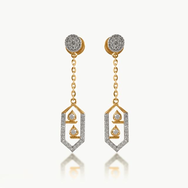 Ethereal Grace Diamond Danglers