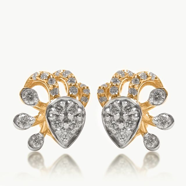 Mystic Flora Diamond Studs